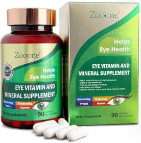 zooone Lutein and Zeaxanthin Eye Vitamins, Eye Vitamin and Mineral Supplement with Vitamin C E Zinc Copper, Vision Support for Macular Degenerati