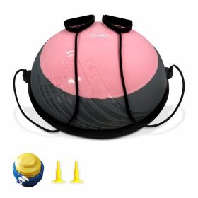 Balance Ball Balance Trainer 660Lbs Weight Capacity 23" Half Ball with Resistant Band, Anti Burst Design