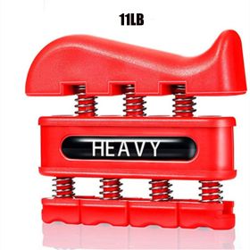 1pc Finger Trainer; Hand Grip Rehabilitation Exercise; Portable Finger Strength Training Equipment For Guitar Practice Rock Climbing Training And (Color: Red)