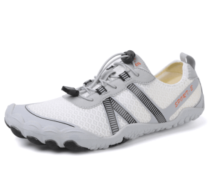 Couples fitness sneakers outdoor beach swimming shoes anti-slip wear-resistant men's and women's running shoes yoga shoes professional upstream s (Color: White, size: 44)