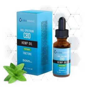 Full Spectrum CBD Oil (Dosages: 5000mg, Flavours: Peppermint)